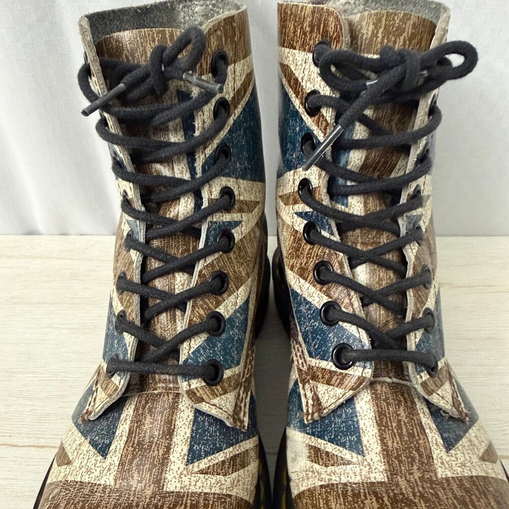 Dr. Martens Pascal Virginia Union Jack Boots Womens Size 6 US - Picture 5 of 14